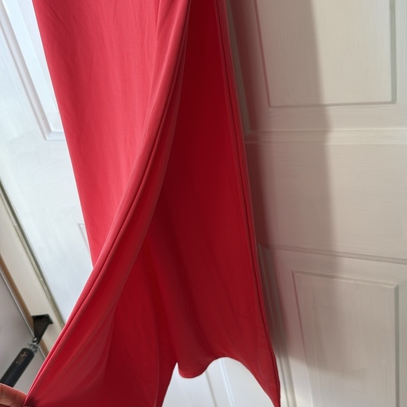 CLUB L LONDON pink Ruched Panel One Shoulder Maxi Dress - Picture 10 of 10